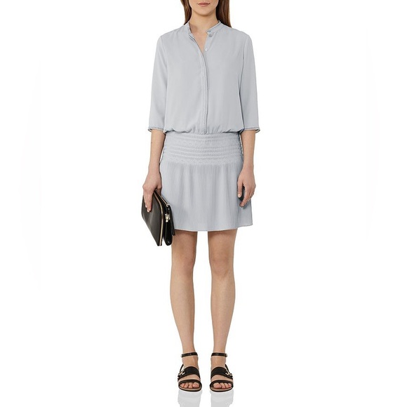 Reiss Bergamo pleated dress sz 6 - Picture 1 of 15